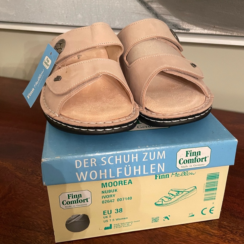 Finn Comfort Moorea Nubian Ivory Women’s US 7.5